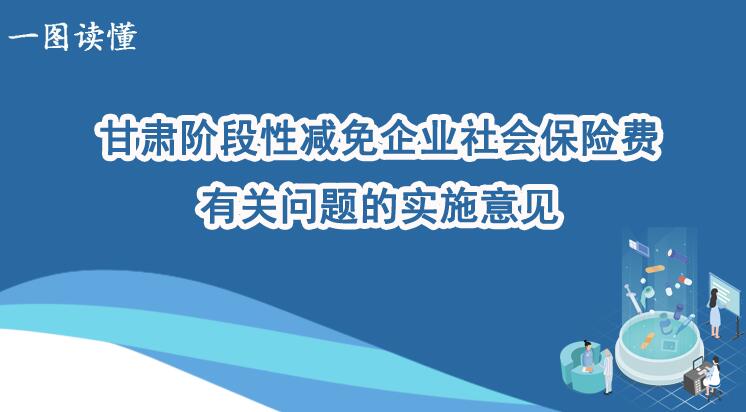 一圖讀懂甘肅階段性減免企業(yè)社會保險費有關(guān)問題的實施意見