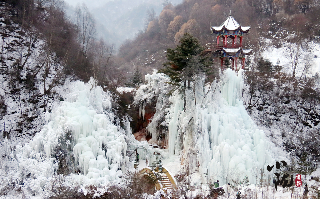 【小隴畫報·107期】渭河源頭探奇景 粉妝玉砌若仙境