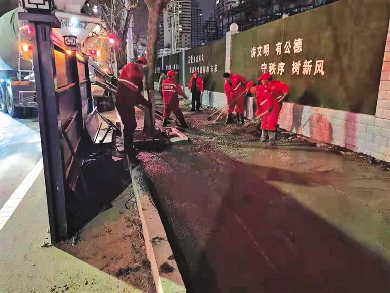 蘭州市對東方紅廣場周邊道路進(jìn)行改造提升