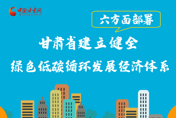 圖解|六方面部署 甘肅省加快建立健全綠色低碳循環(huán)發(fā)展經(jīng)濟(jì)體系