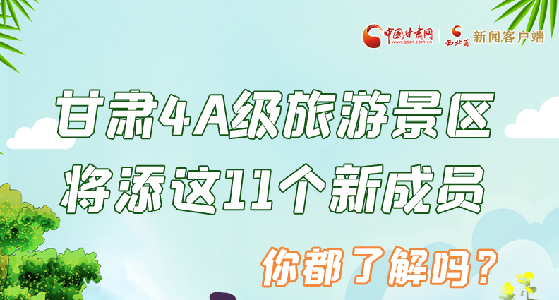 圖解|甘肅4A級旅游景區(qū)將添這11個新成員 你都了解嗎？