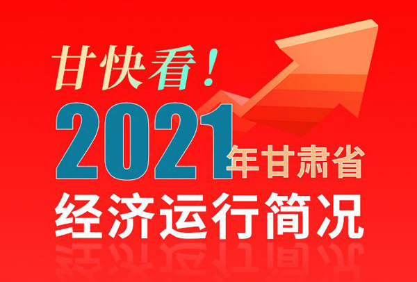 【海報】甘快看！2021年甘肅省經濟運行簡況