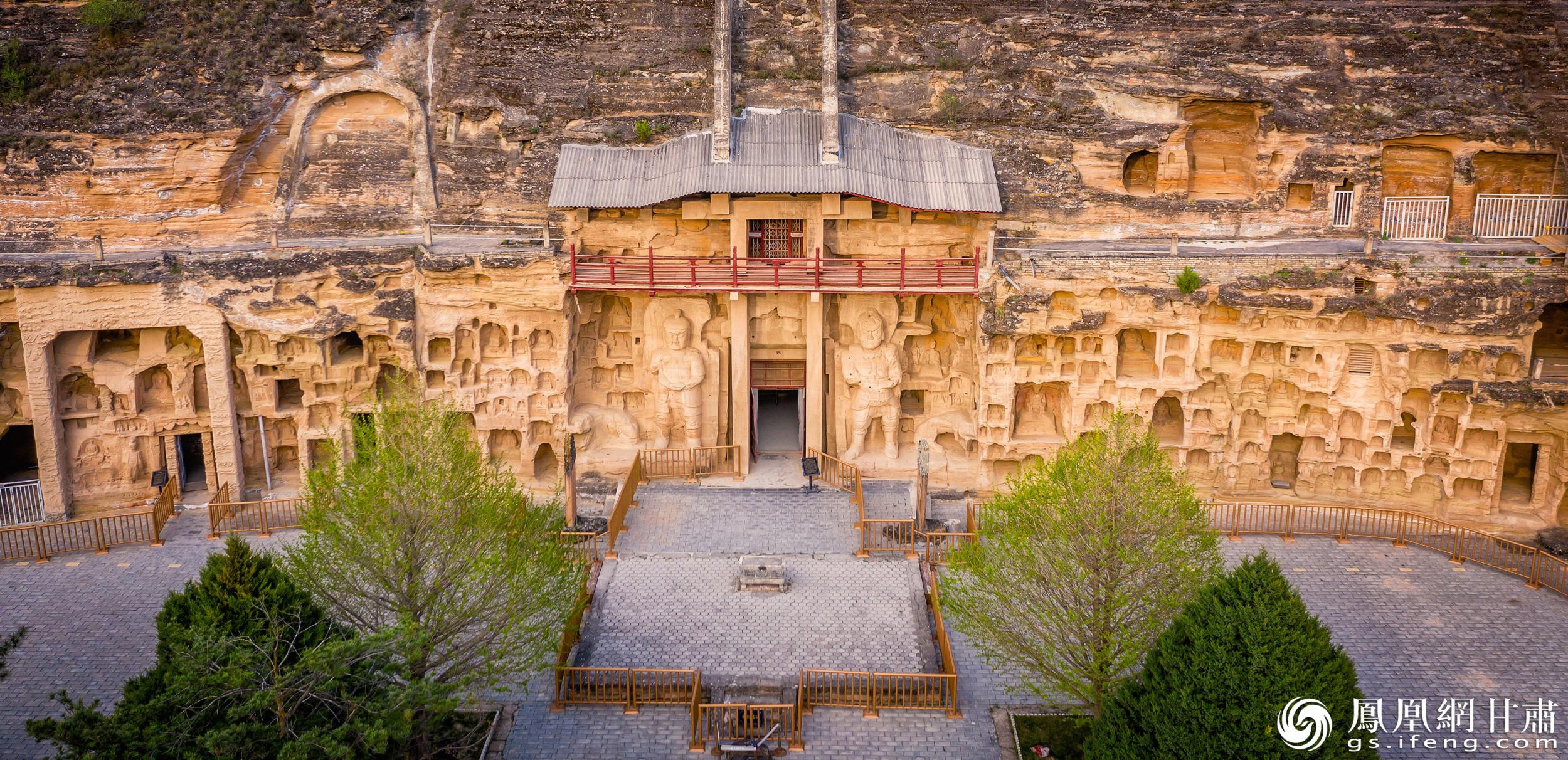 北石窟寺始建于北魏，經(jīng)多個朝代增修形成密集窟龕。北石窟寺文物保護(hù)研究所供圖