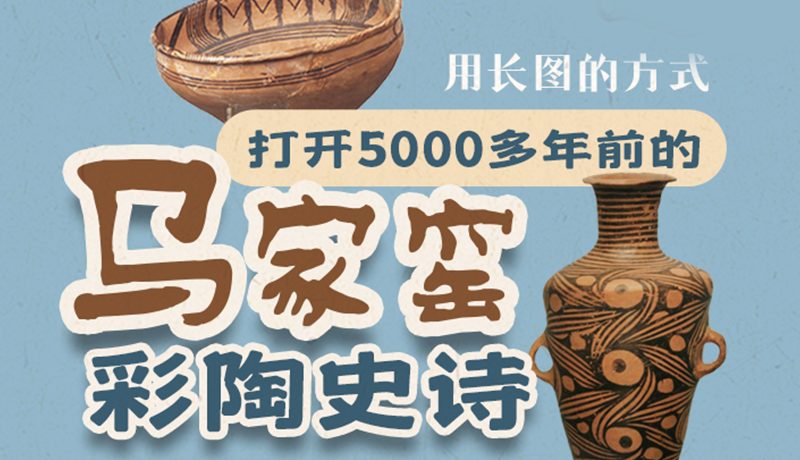 用長(zhǎng)圖的方式，打開(kāi)5000多年前的馬家窯彩陶史詩(shī)