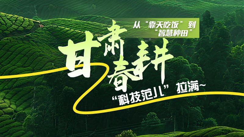 長圖|從“靠天吃飯”到“智慧種田”，甘肅春耕“科技范兒”拉滿